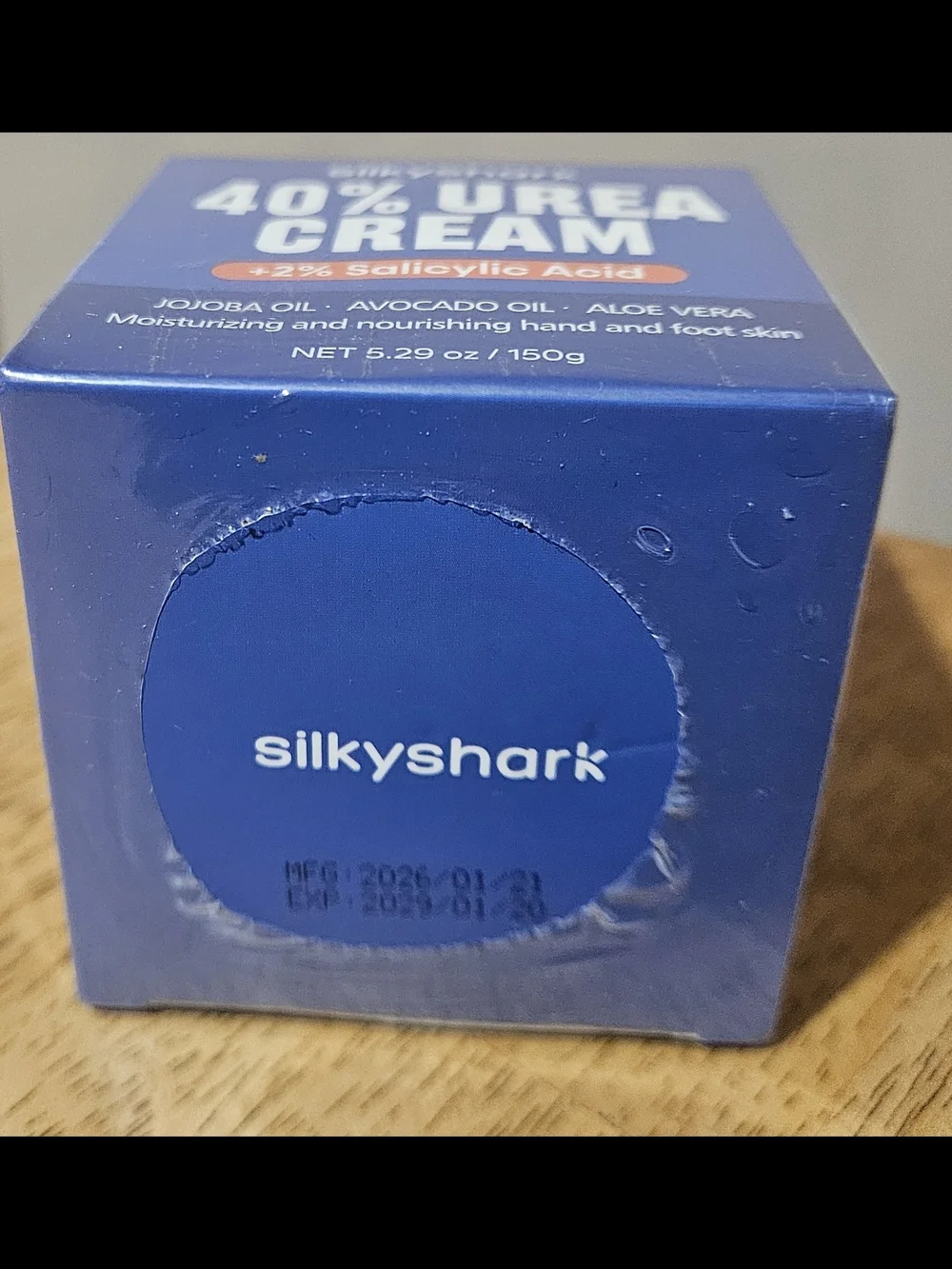 silkyshark 40% Urea Cream - New Sealed